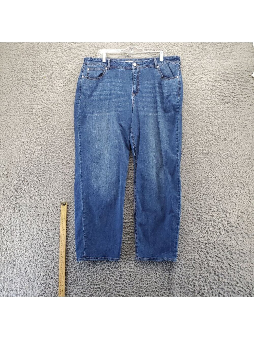 Cato Jeans Womens 18W Blue Hi-Rise Stretch Comfortable Classic Denim
